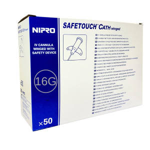 Cateter Intravenoso de Seguridad Safetouch Cath Nº 16 Caja 50 Unids